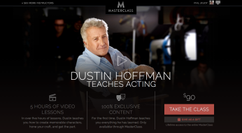 Dustin Hoffman on Masterclass